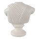 Classical Roman Inspired Headless Bust Sculpture | Ivory White 16"