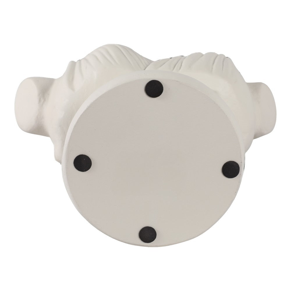 Classical Roman Inspired Headless Bust Sculpture | Ivory White 16’’ SBH-22387