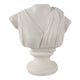 Classical Roman Inspired Headless Bust Sculpture | Ivory White 16"