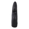 Abstract Art Sculpture | Asymmetrical Shape Cutout | Black Paper Mache