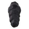 Decorative Accent Sculpture with Faceted Stacked Rocks | Black Paper Mache