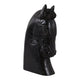 Elegant Trojan Horse Head Figurine | Antique Style Black Wood | 16"
