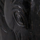 Elegant Trojan Horse Head Figurine | Antique Style Black Wood | 16"