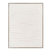 Hawk Decorative Wall Art | Ivory Abstract Pattern | Pine Wood 24x36