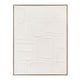 Hawk Decorative Wall Art | Ivory Abstract Pattern | Pine Wood 24x36