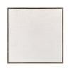 Square Minimalist Wall Art Decor | 30 x 30 | Ivory Pattern and Brown Frame
