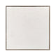 Square Minimalist Wall Art Decor | 30 x 30 | Ivory Pattern and Brown Frame