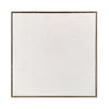 Square Minimalist Wall Art Decor | 30 x 30 | Ivory Pattern and Brown Frame SBH-22652