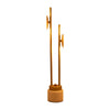Bram Double Diffuser Table Lamp | White Frosted Glass | Brass 23"