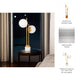 Bram Double Diffuser Table Lamp | White Frosted Glass | Brass 23"
