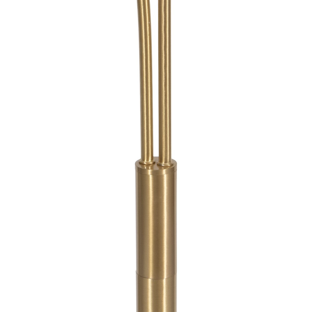 2 Piece Table & Floor Lamp Set | Double Glass Globe | Modern Style