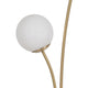 2 Piece Table & Floor Lamp Set | Double Glass Globe | Modern Style