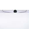 Totem Table Lamp | Off-White Linen Shade | Geometric Black Resin & Metal