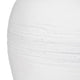 Table Lamp | Off White Linen Shade | Textured Concrete Jug Base | 27"