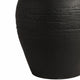 Antique Table Lamp | Beige Tapered Shade | 27" Black Cement Base