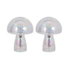 Luster Mushroom Table Lamp Set of 2 | Contemporary Glossy Glass Finish