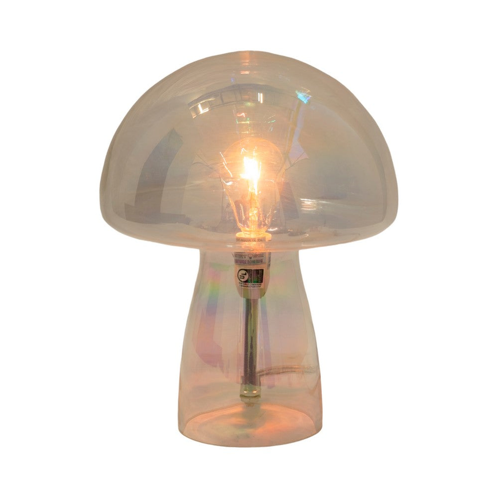 Luster Mushroom Table Lamp Set of 2 | Contemporary Glossy Glass Finish