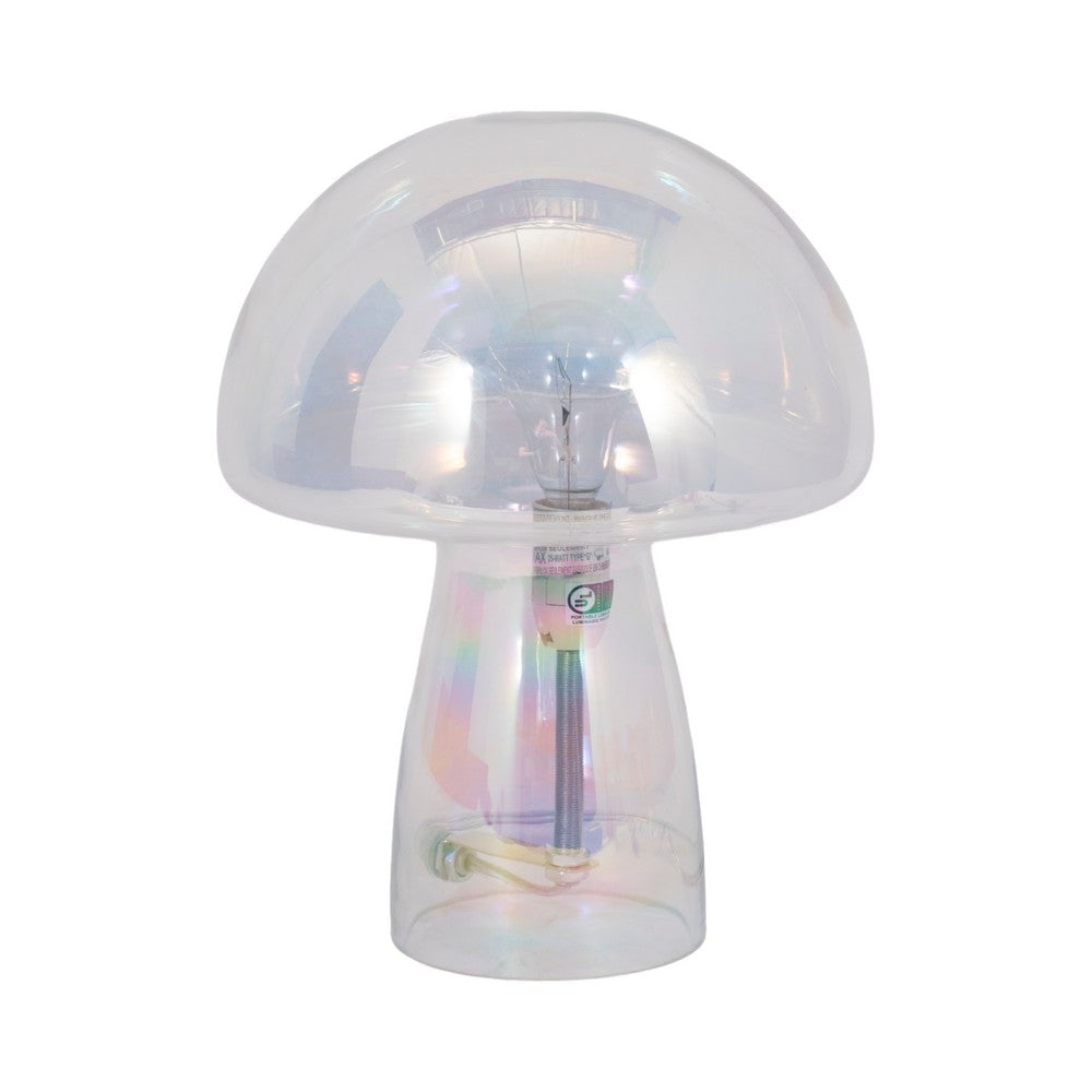 Luster Mushroom Table Lamp Set of 2 | Contemporary Glossy Glass Finish