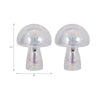 Luster Mushroom Table Lamp Set of 2 | Contemporary Glossy Glass Finish
