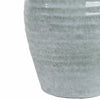 Liani Accent Table Lamp with Jug Handles | Tapered Shade | Blue Ceramic 25"