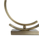 Accent Table Lamp | 30" | White Rectangular Shade | Bronze Circles Base
