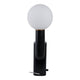 Accent Totem Lamp | Frosted Glass | Black Metal Nordic Cactus 20"