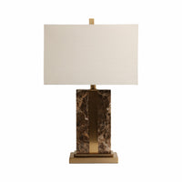 Brown, Off White, Brass