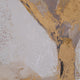 Curt Hand Painted Gold Leaf Portrait | Brushstroke Ivory Resin 32x48"