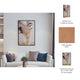 Curt Hand Painted Gold Leaf Portrait | Brushstroke Ivory Resin 32x48"