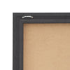 Deep Thought Abstract Face Wall Art | 36x59 White | Gold Stroke Accent