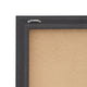 Deep Thought Abstract Face Wall Art | 36x59 White | Gold Stroke Accent