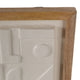Framed Wall Art | Geometric Textured Ceramic & Paper | Off White 22 x 29 SBH-70458