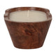 Decorative Bowl Candle with 4 Wick | Vanilla Scented | 10" Oval | Brown