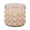 5 Wick Candle | 102oz Scented Wax | 3D Bubble Accent | 9" Luxe Blush Pink