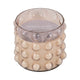 5 Wick Candle | 102oz Scented Wax | 3D Bubble Accent | 9" Luxe Blush Pink
