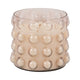 5 Wick Candle | 102oz Scented Wax | 3D Bubble Accent | 9" Luxe Blush Pink