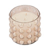 5 Wick Candle | 102oz Scented Wax | 3D Bubble Accent | 9" Luxe Blush Pink