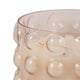 5 Wick Candle | 102oz Scented Wax | 3D Bubble Accent | 9" Luxe Blush Pink