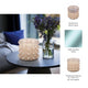 5 Wick Candle | 102oz Scented Wax | 3D Bubble Accent | 9" Luxe Blush Pink
