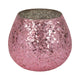 Decorative Candle with 17oz Wax Santal Vanilla Scent | 5" Glitter Pink