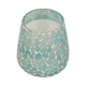 Scented Candle with Mosaic Pattern Holder | Blue & White Glass | Coastal