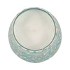 Scented Candle with Mosaic Pattern Holder | Blue & White Glass | Coastal SBH-80293-03