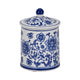 Scented Candle with Lid | Classic Chinoiserie Blue & White Ceramic