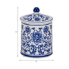 Scented Candle with Lid | Classic Chinoiserie Blue & White Ceramic