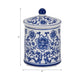 Scented Candle with Lid | Classic Chinoiserie Blue & White Ceramic