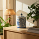 Scented Candle with Lid | Classic Chinoiserie Blue & White Ceramic