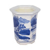 Nyx 6oz Sage Candle | Chinoiserie Landscape Motifs | Blue-White Ceramic