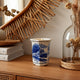 Nyx 6oz Sage Candle | Chinoiserie Landscape Motifs | Blue-White Ceramic