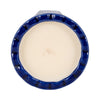 Tibi Fluted Chinoiserie Candle | 7oz Jasmine Scented | Blue-White Ceramic