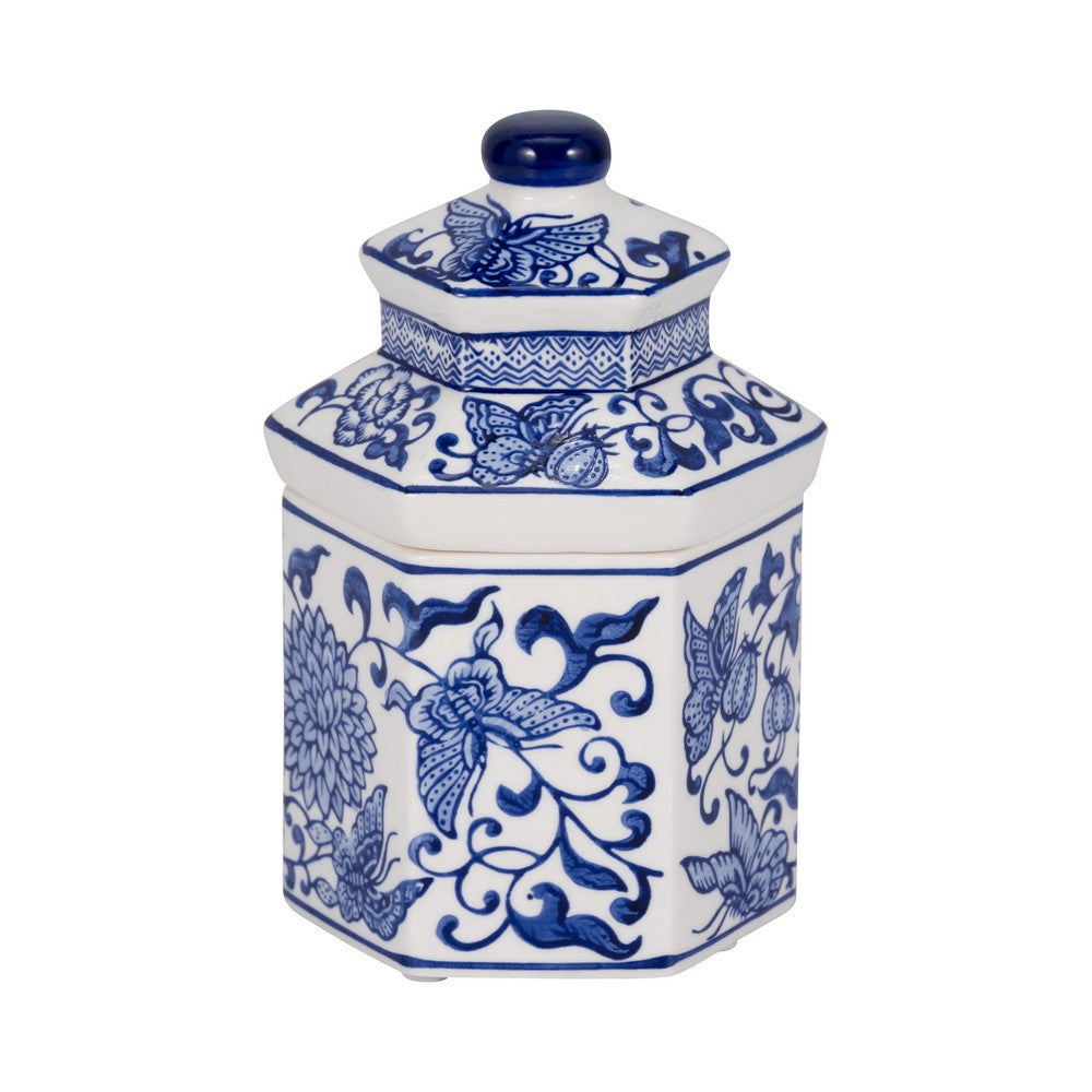 Decorative Jar Candle | Sandalwood Myrrh Chinoiserie | Blue & White